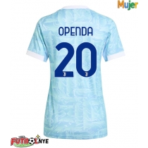 Camiseta Juventus Lois Openda #20 Visitante Equipación para mujer 2025-26 manga corta